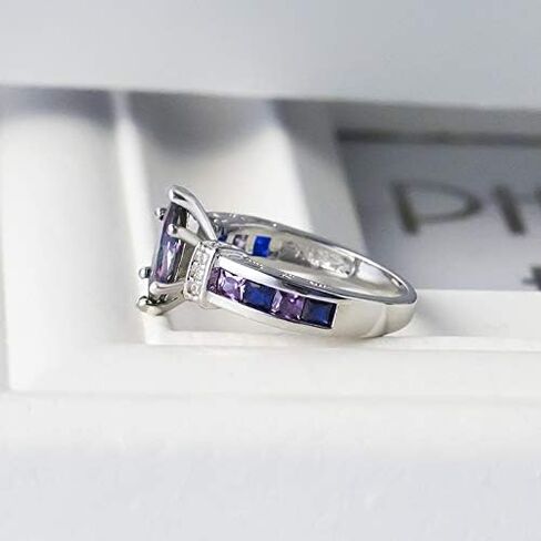 1pc Colorful Oval Zircon Ring Unique Design for Women Perfect for Dating Parties Personalized Gifts Elegant Jewelry in Saudi Arabia