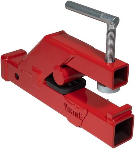 Mytee Products Clamp On Trailer Hitch for Tractor Bucket - 2" Ball Hitch Receiver - Tractor Mount Adapter Compatible with Deere Bobcat Tractor Bucket in Saudi Arabia