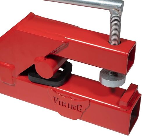 Mytee Products Clamp On Trailer Hitch for Tractor Bucket - 2" Ball Hitch Receiver - Tractor Mount Adapter Compatible with Deere Bobcat Tractor Bucket in Saudi Arabia