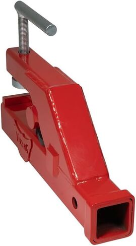 Mytee Products Clamp On Trailer Hitch for Tractor Bucket - 2" Ball Hitch Receiver - Tractor Mount Adapter Compatible with Deere Bobcat Tractor Bucket in Saudi Arabia