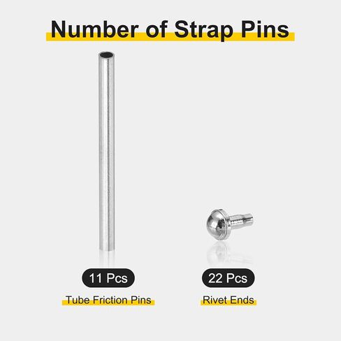 HARFINGTON Tube Friction Pin, Stainless Steel Strap Pressure Bars Pins Watch Band Clasp Connection Rod Tools in Saudi Arabia