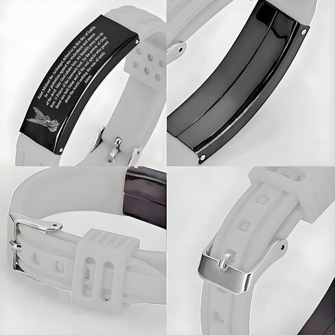 St. Michael Bracelet for Men Women Christ Archangel Jewelry Saint Michael Silicone Wristband Religious Christian Saint Angel Amulet Jewelry Gifts in Saudi Arabia