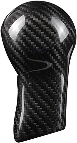 GZYF Car Auto Real Carbon Fiber Gear Shift Knob Cover Decor Trim Compatible with for Chevrolet Camaro 2010-2015, Red in Saudi Arabia
