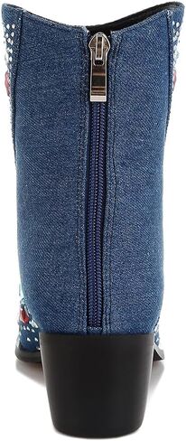 London Rag Starlit Multi Color Stones Embellished Boots in Kuwait