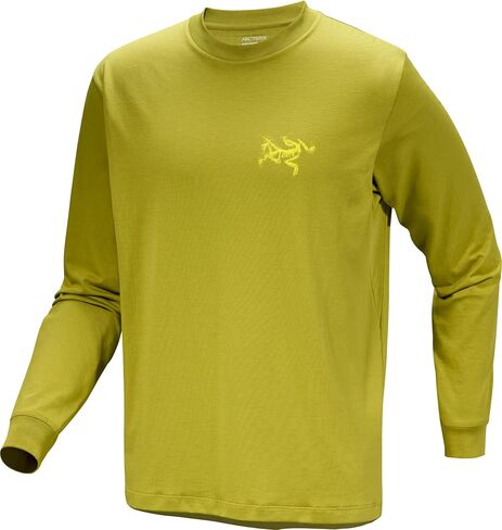 arc'teryx kragg sl القطن بيرد بيرس قميص ls men's | قميص تسلق القطن الناعم مع رسومات الطيور المبلطة in Saudi Arabia