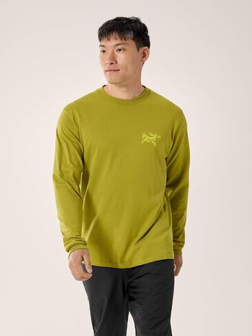 arc'teryx kragg sl القطن بيرد بيرس قميص ls men's | قميص تسلق القطن الناعم مع رسومات الطيور المبلطة in Saudi Arabia