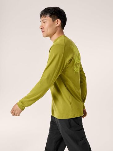 arc'teryx kragg sl القطن بيرد بيرس قميص ls men's | قميص تسلق القطن الناعم مع رسومات الطيور المبلطة in Saudi Arabia