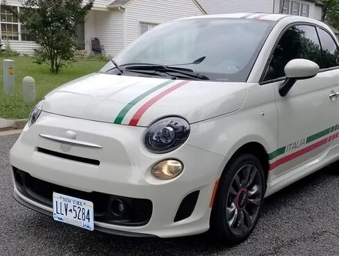 iJDMTOY مجموعة أدوات نقل لوحة الترخيص بدون حفر أمامية متوافقة مع 2013-2019 Fiat 500 أو 500e مع شبكة شبكية سفلية على شكل ماسي in Saudi Arabia