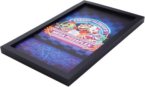 Bioworld Five Nights At Freddy's Freddy Fazbear's Mega Pizzaplex 11" X 18" Wall Frame in Saudi Arabia
