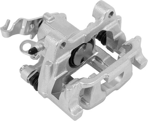 Detroit Axle - Rear Left Brake Caliper for Volkswagen Jetta Golf Passat Beetle Eos GTI A3 Quattro Driver Side Disc Brake Caliper with Bracket Replacement in Saudi Arabia
