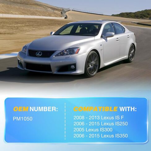 Nilight غطاء محرك السيارة دعامات رفع الغاز يدعم PM1050 لكزس is F، IS250، IS300، IS350 2006-2015 صدمات الربيع 18 بوصة، مجموعة قضيب 2 قطعة in Kuwait