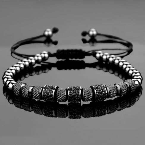 Men's stainless steel bracelets for Women Adjustable Tiger's Eye Bracelet Mens Luxury Jewelry Crown Bracelets in Saudi Arabia