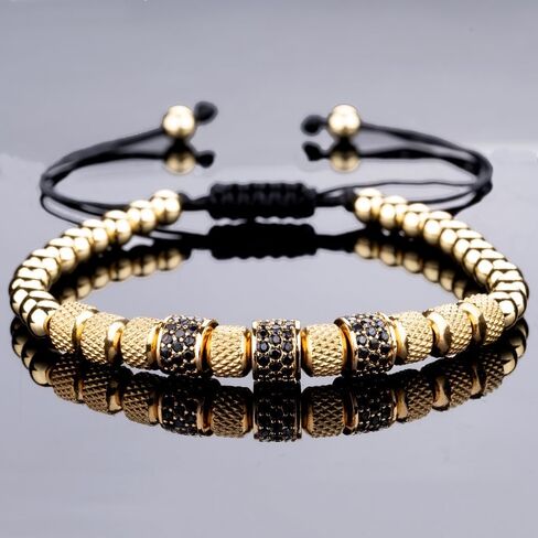 Men's stainless steel bracelets for Women Adjustable Tiger's Eye Bracelet Mens Luxury Jewelry Crown Bracelets in Saudi Arabia