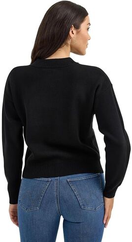 Wrangler Women's Black Sweater Crewneck in Saudi Arabia