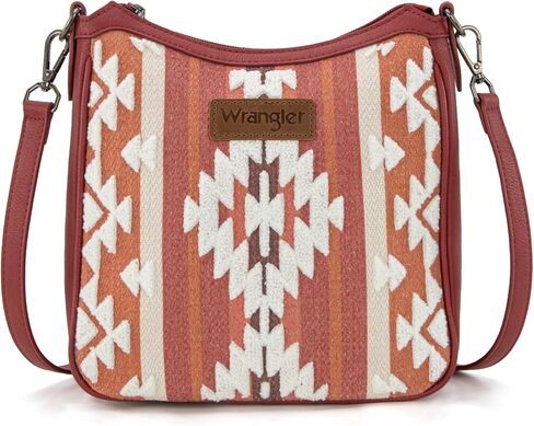 Wrangler Chenille Shoulder Bag for Women Western Women's Crossbody bags Aztec Top-handle Bags in Saudi Arabia