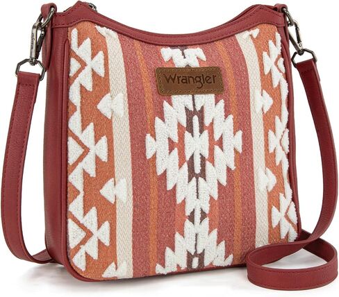 Wrangler Chenille Shoulder Bag for Women Western Women's Crossbody bags Aztec Top-handle Bags in Saudi Arabia