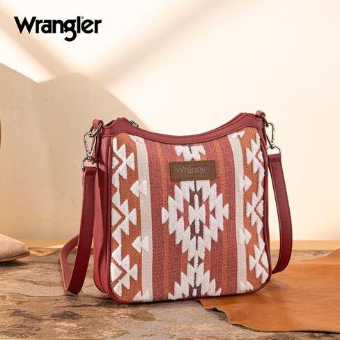 Wrangler Chenille Shoulder Bag for Women Western Women's Crossbody bags Aztec Top-handle Bags in Saudi Arabia