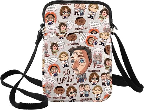 BWWKTOP Dr Gregory Crossbody Bag Dr James Fans Gift No Lup Us Shoulder Bag Dr Lisa & Eric & Allison Merch in Saudi Arabia