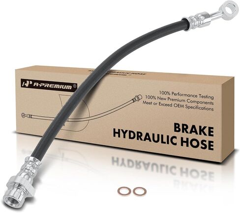 A-Premium Rear Passenger Brake Hydraulic Hose Compatible with Hyundai Models - Elantra 2008 2009 2010 - Replace# 587372H550 in Saudi Arabia