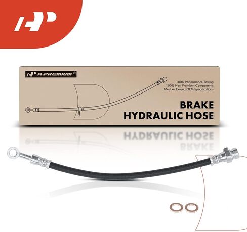 A-Premium Rear Passenger Brake Hydraulic Hose Compatible with Hyundai Models - Elantra 2008 2009 2010 - Replace# 587372H550 in Saudi Arabia