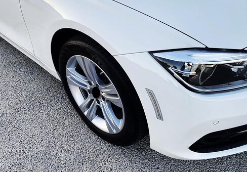iJDMTOY Smoked Lens White Full LED Front Bumper Reflector Replace Side Marker Light Kit Compatible with BMW 2016-19 F30/LCI F80 320i 340i M3, F32 F82 420i 428i 435i 440i M4, Replace OEM Amber Reflex in Saudi Arabia