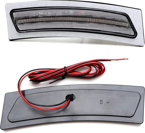 iJDMTOY Smoked Lens White Full LED Front Bumper Reflector Replace Side Marker Light Kit Compatible with BMW 2016-19 F30/LCI F80 320i 340i M3, F32 F82 420i 428i 435i 440i M4, Replace OEM Amber Reflex in Saudi Arabia