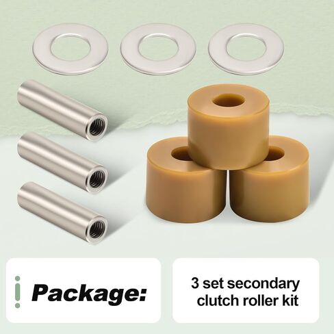 3 Set Secondary Clutch Roller Kit Fits for Can-Am 2017-2023 Maverick X3 2020-2022 Defender Max HD10 2019-2022 Maverick Sport 2021-2022 Commander 1000R Replace 420629192 420227946 417127016 in Saudi Arabia