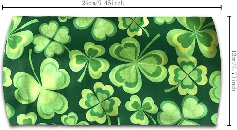 Boho Chic Twist Headband, Green Floral Print, Moisture Wicking, Stretchy in Saudi Arabia