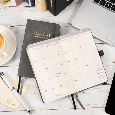 مخطط شهري 2024-2025 - مخطط شهري مع علامات تبويب وجيب، مارس 2024 - ديسمبر 2025، 8.5 بوصة × 11 بوصة، 2024-2025 مخطط شهري مع جهات اتصال وجيب خلفي، ربط بسلك مزدوج - حبر مائي وردي in Kuwait