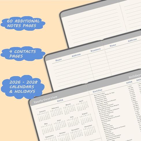 مخطط شهري 2024-2025 - مخطط شهري مع علامات تبويب وجيب، مارس 2024 - ديسمبر 2025، 8.5 بوصة × 11 بوصة، 2024-2025 مخطط شهري مع جهات اتصال وجيب خلفي، ربط بسلك مزدوج - حبر مائي وردي in Kuwait