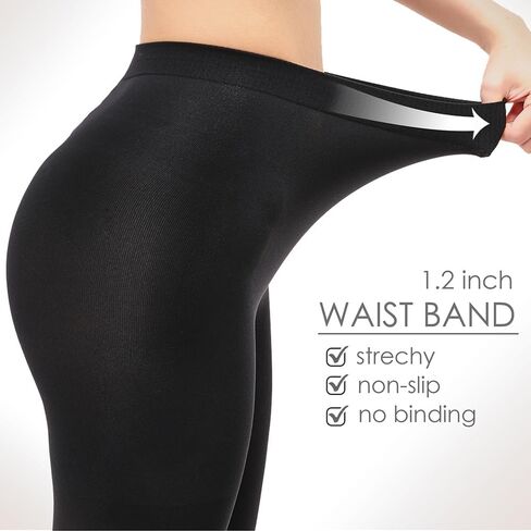 Ultra Opaque Tights for Women - 70D Pantyhose Microfiber Control Top Leggings in Saudi Arabia
