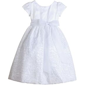 iGirlDress White Flower Girl First Communion Pageant Wedding Birthday Dress in Saudi Arabia