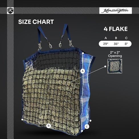 Kensington Slow Feed Hay Bag 4 Flake Size: 4 Flake Color: 2019 - Imperial Jade in Kuwait