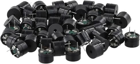 50PCS Universal Passive Buzzer Electromagnetic Impedance 16 Ohms Electromagnetic Buzzer AC/2KHz 3V 5V 9V 12V Resistance Speaker in Saudi Arabia