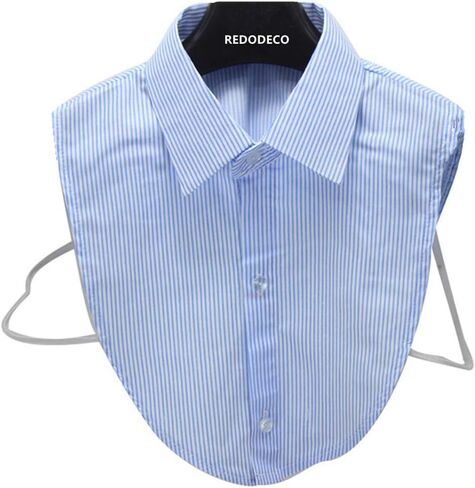 REDODECO Fake Collar Detachable Dickey Faux Blouse False Collar Half Shirts for Girls Women Female in Saudi Arabia