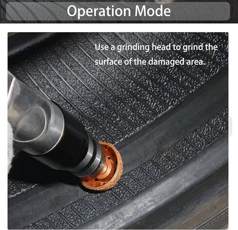 BT-M122a Buffing Wheel Kit for Tire Repair Dia. 2 1/2"(63 mm) 60 Grit 2 pcs/kit with Quick Change Adapter in Kuwait