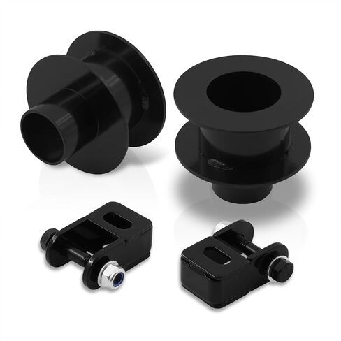 AJP Distributors 3.5" 3.5 Inch Front Leveling Lift Kit Spacers w/Shock Extender Black Compatible/Replacement For F250 F350 Super Duty 4X4 4WD 05 06 07 08 09 10 11 12 13 14 15 16 17 18 19 20 21 22 23 in Saudi Arabia