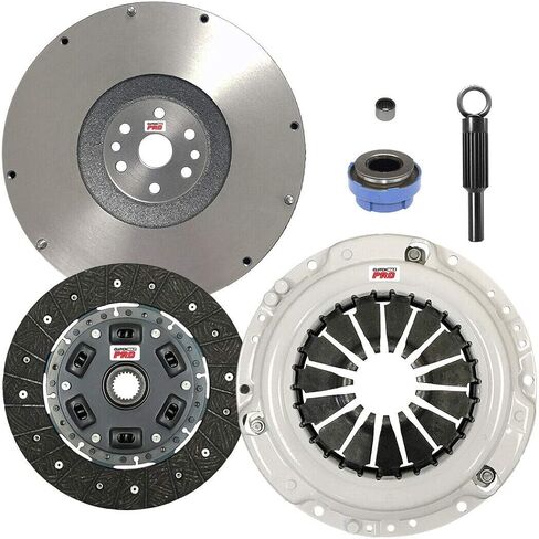 مجموعة القابض ClutchMaxPRO Performance Stage 2 مع دولاب الموازنة مع أسطوانة تابعة متوافقة مع 11/1994-2008 Ford Ranger Mazda B3000 3.0L (CP07141HDWS-FW167741-ST2) in Saudi Arabia