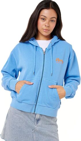Rip Curl womens Aloha Relaxed Zip-up Hooded Sweatshirt in Saudi Arabia