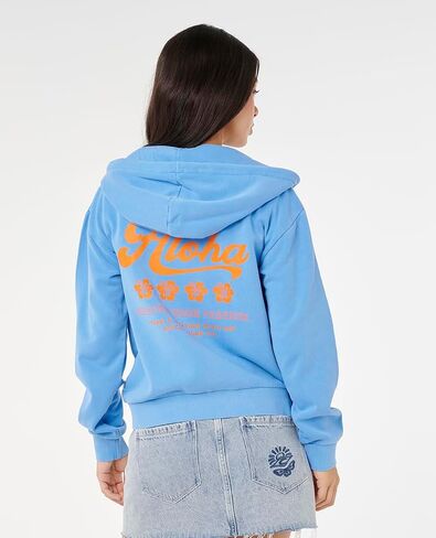 Rip Curl womens Aloha Relaxed Zip-up Hooded Sweatshirt in Saudi Arabia
