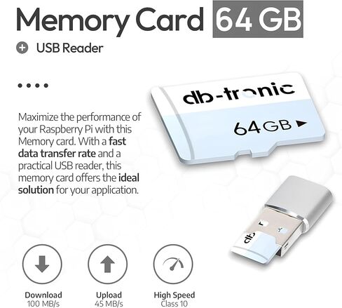 راسبيري باي 5 8 جيجا بايت للمبتدئين | 64 جيجا بايت مايكرو اس دي | مصدر طاقة رسمي بقدرة 27 وات | القضية الرسمية مع مروحة | كابل مايكرو اتش دي ام اي 4K بطول 1 متر | مبادل حراري من الألومنيوم in Kuwait