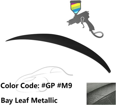 Trunk Spoiler Compatible with 2010-2015 Hyundai Elantra, Factory Style Unpainted ABS Added On Lip Wing by IKON MOTORSPORTS, 2010 2011 2012 2013 2014 2015 in Kuwait
