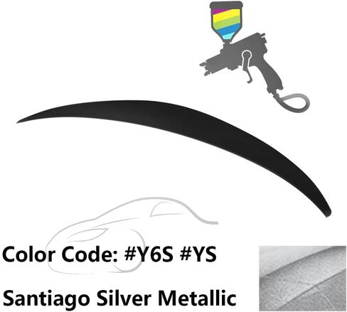 Trunk Spoiler Compatible with 2010-2015 Hyundai Elantra, Factory Style Unpainted ABS Added On Lip Wing by IKON MOTORSPORTS, 2010 2011 2012 2013 2014 2015 in Kuwait