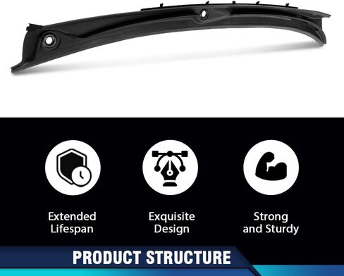 PIT66 Windshield Wiper Grille Lower Motor Cowl Cover Compatible with BMW 323Ci 1998-2000,Fit BMW 328i 1997-2000,Fit BMW 325Ci 330Ci M3 2001-2006,Fit BMW 325i 325xi 330i 2001-2005 in Saudi Arabia