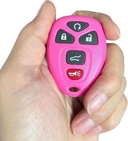 Replacement for Chevy Suburban Tahoe Traverse GMC Yukon XL Keyless Entry Remote Smart Keys Case (6-Button-Pink) in Saudi Arabia