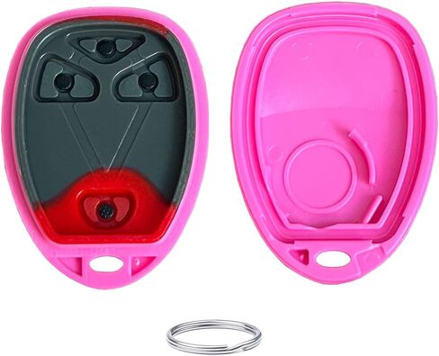 Replacement for Chevy Suburban Tahoe Traverse GMC Yukon XL Keyless Entry Remote Smart Keys Case (6-Button-Pink) in Saudi Arabia