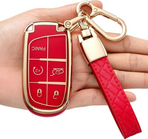 for Jeep Dodge RAM Key Fob Cover,for Grand Cherokee Renegade Chrysler 200 301 Dodge RAM Durango Challenger Journey in Saudi Arabia