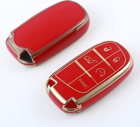 for Jeep Dodge RAM Key Fob Cover,for Grand Cherokee Renegade Chrysler 200 301 Dodge RAM Durango Challenger Journey in Saudi Arabia