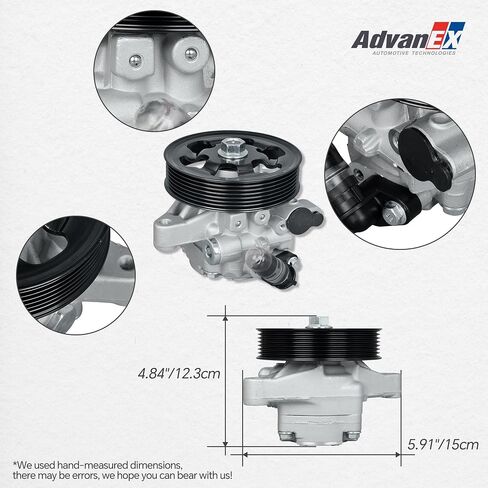 Power Steering Pump with Pulley Compatible with 2006 2007 2008 2009 2010 2011 Civic 1.8L Replace 56110RNAA01 56110RNA305 21-5456 Power Assist Pump in Saudi Arabia