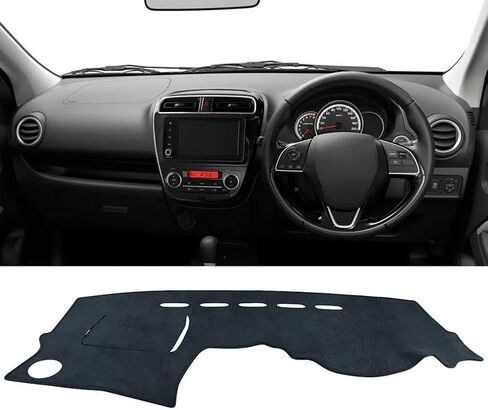 Fit for Mitsubishi Mirage G4 2012-2024,Car Dashboard Cover Mat, Non-Slip Dashboard Mat Pad Interior, Dashboard Cover Dash Cover Mat Pad in Saudi Arabia